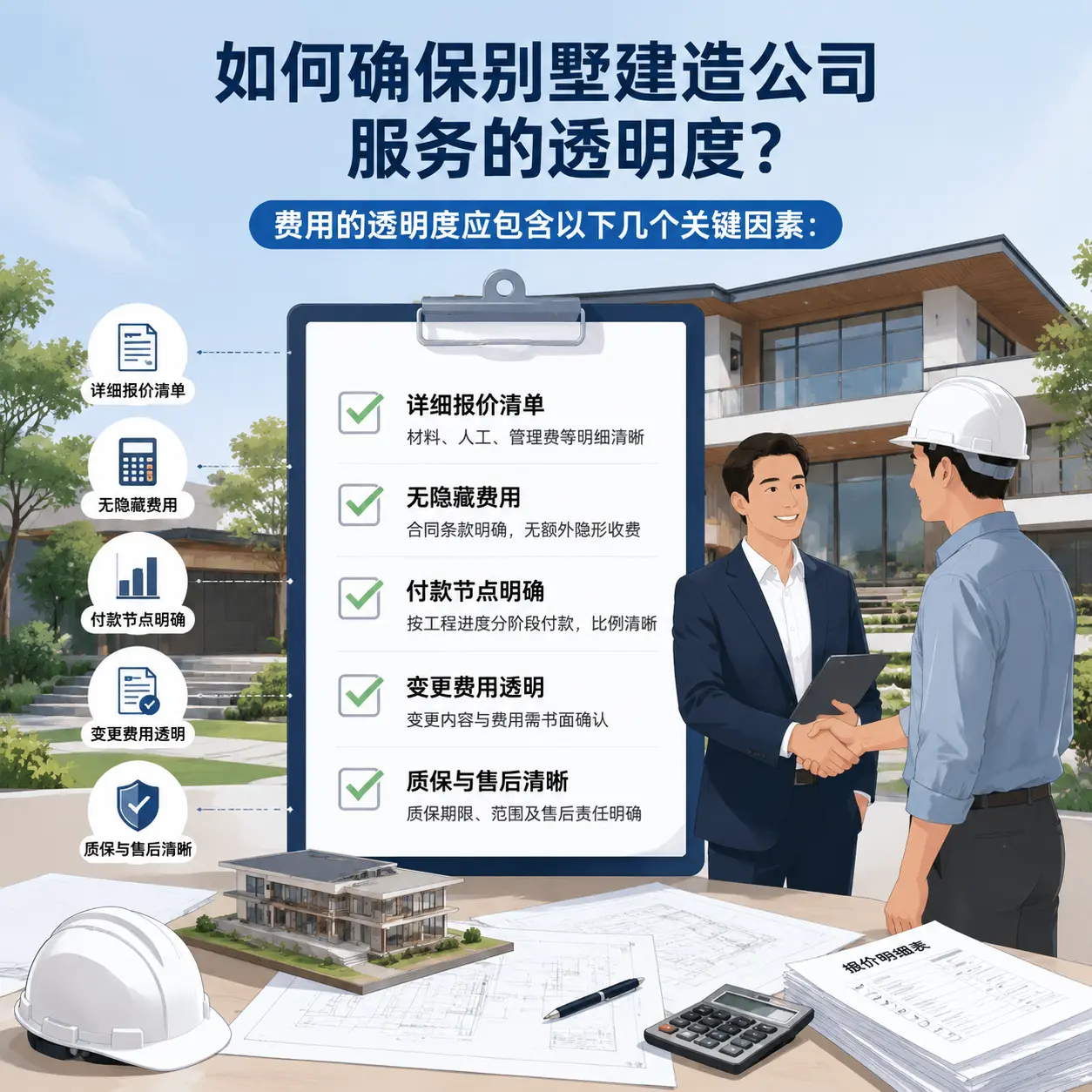 在 印江 如何确保别墅建造公司服务的透明度？