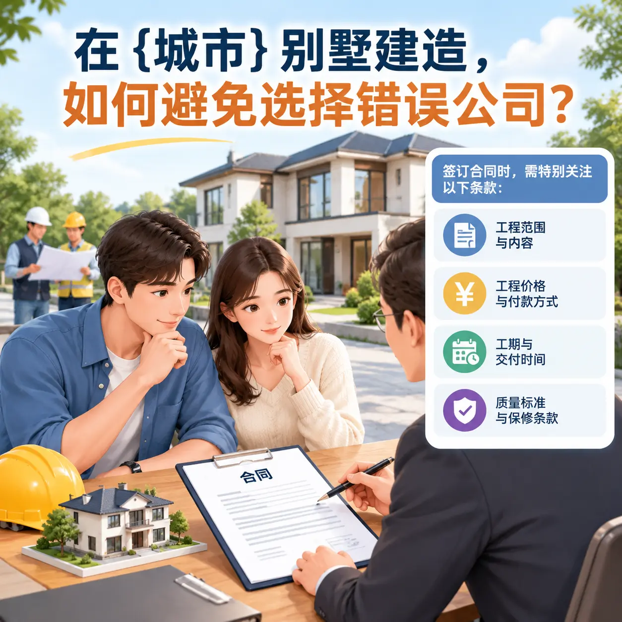 在 印江 别墅建造,如何避免选择错误公司?