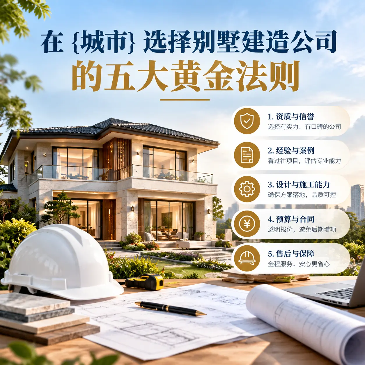 在 印江 选择别墅建造公司的五大黄金法则