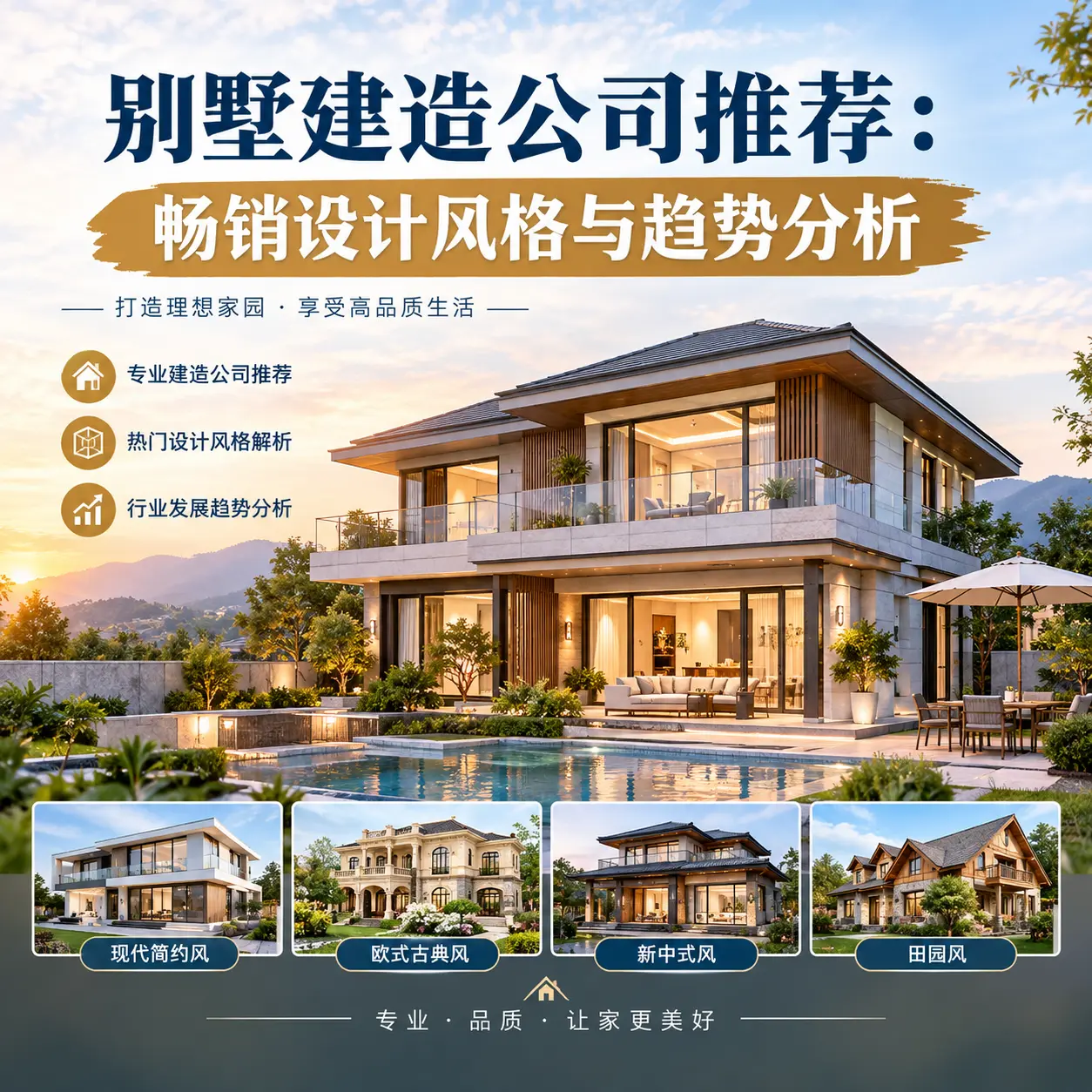 别墅建造公司推荐： 印江 畅销设计风格与趋势分析