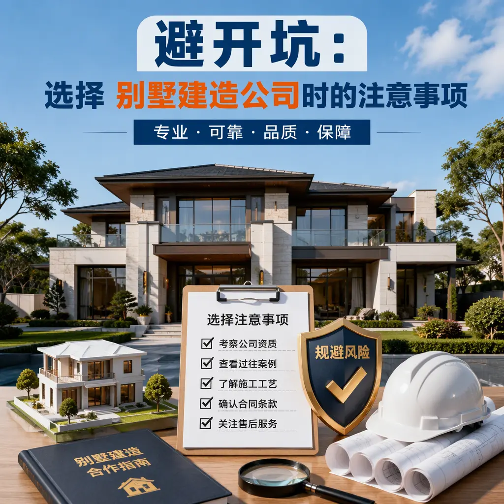 避开坑：选择 印江 别墅建造公司时的注意事项
