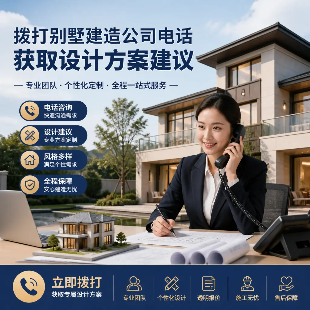 拨打印江别墅建造公司电话，获取设计方案建议