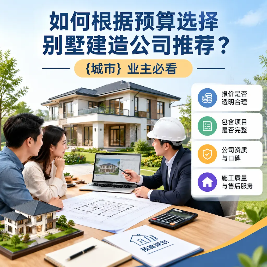 如何根据预算选择别墅建造公司推荐？ 印江 业主必看